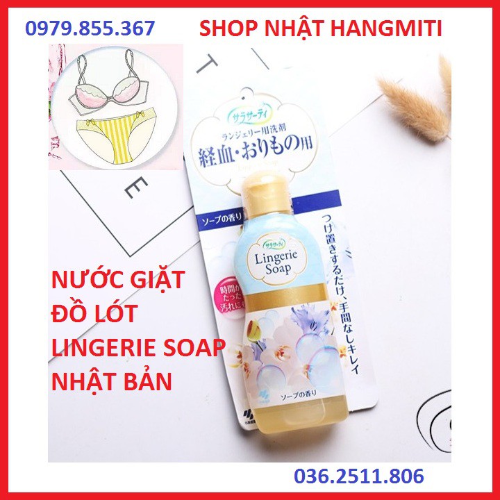 Nước giặt đồ lót  Gingerie Soap nội địa Nhật Bản