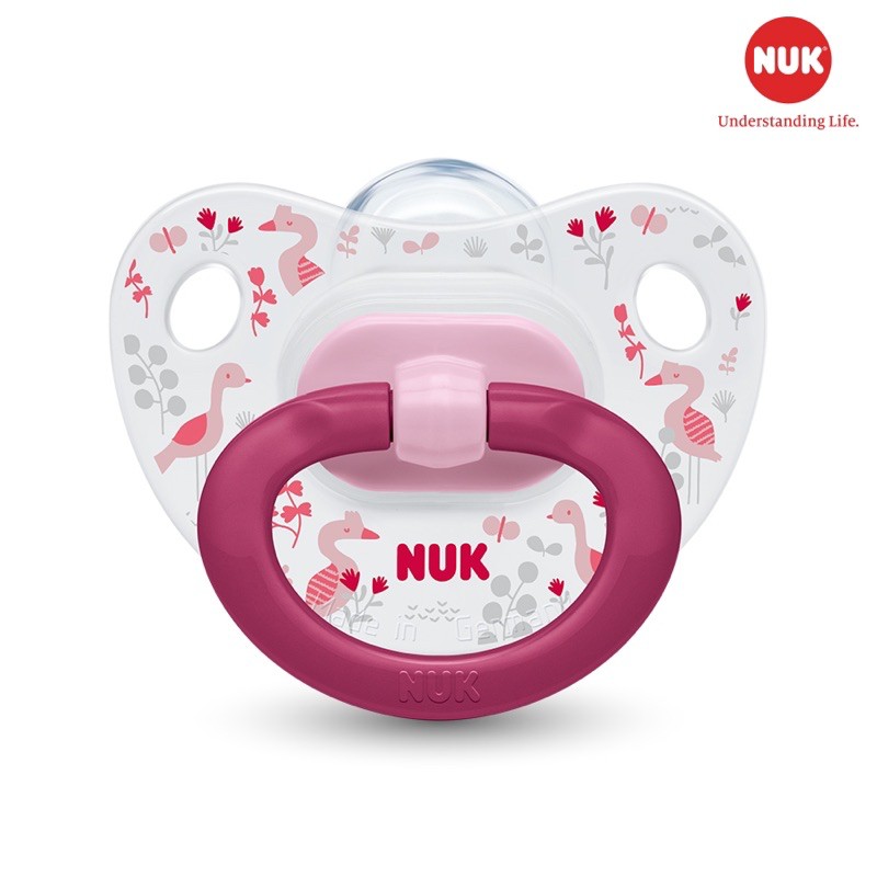 (CHÍNH HÃNG CÓ TEM PP) TI GIẢ NUK SILICONE HAPPY DAYS