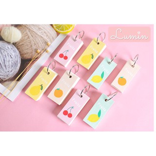 Flashcard Bộ từ vựng hình trái cây (80 tờ)