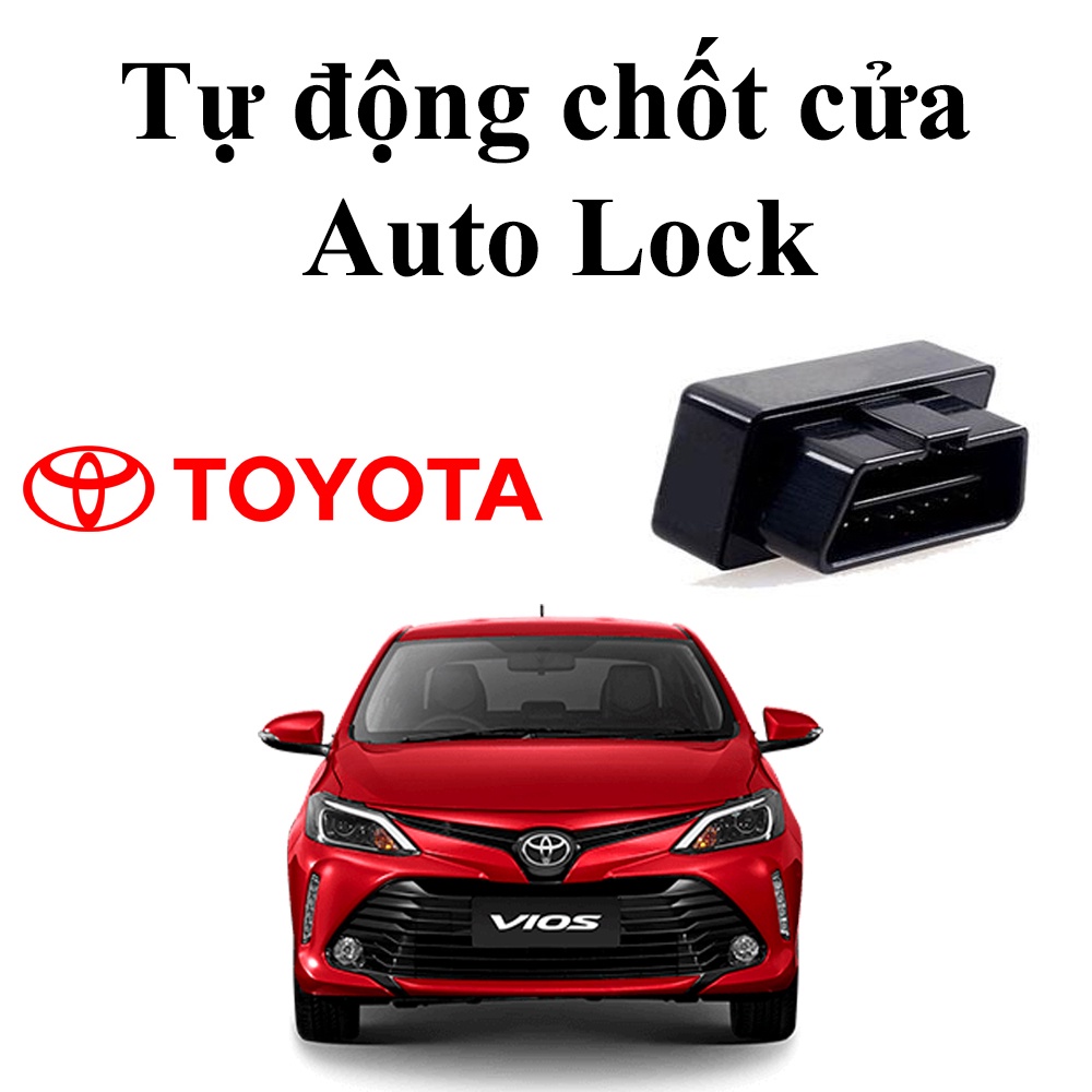 Chốt Cửa Tự Động Xe Toyota Vios, yaris 2007 2008 2009 2010 2011 2012 2013 lắp đặt dễ dàng, an toàn tiện dụng