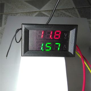 Đồng hồ led đo dòng và áp(max 10A, 0-100V)
