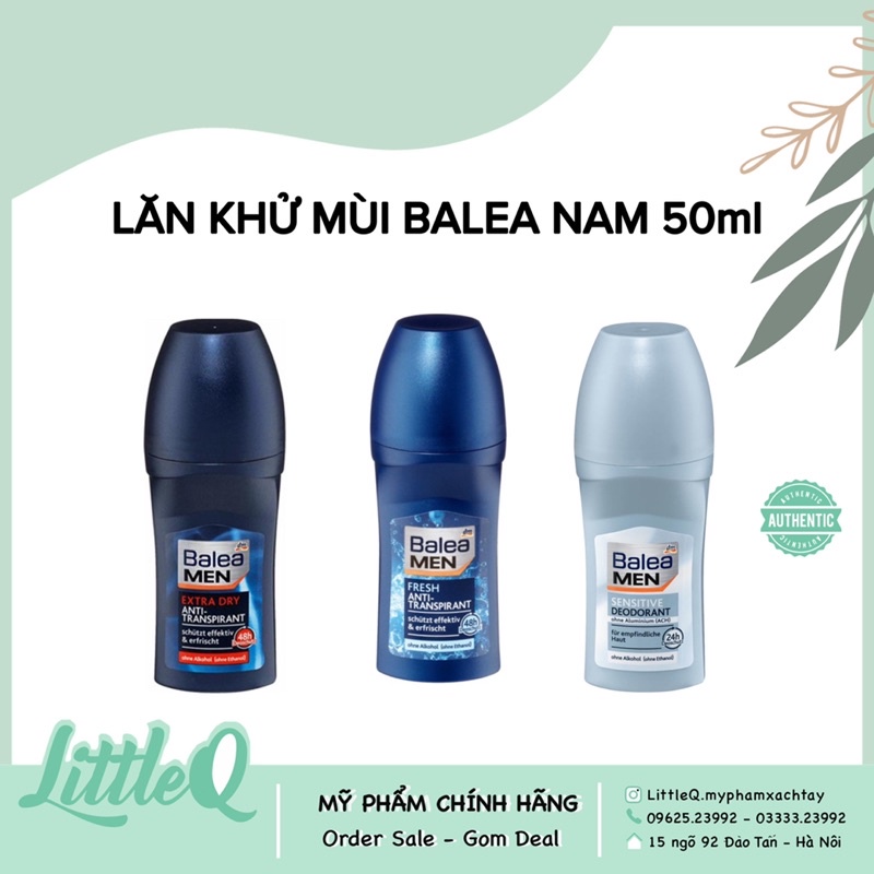 LĂN KHỬ MÙI NAM BALEA 50ml xuất xứ Đức