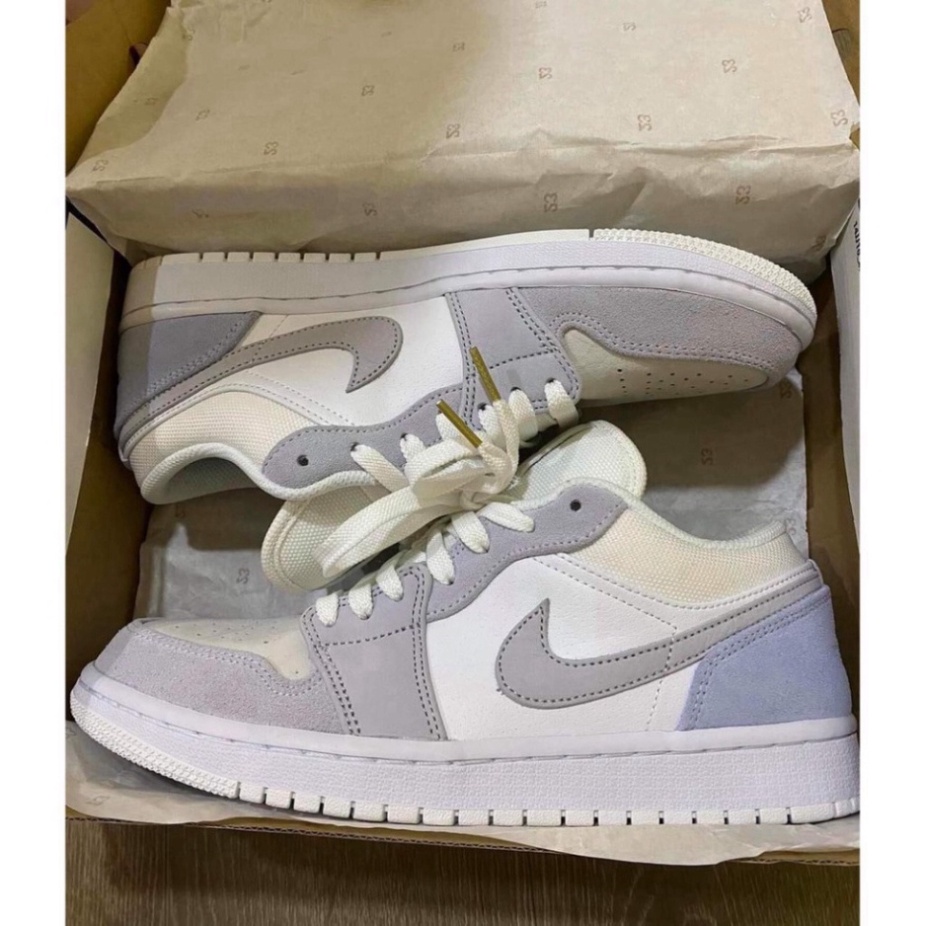Giày thể thao Jd 1 xám xanh paris nhẹ nhàng dễ phối đồ, Giày jodan giá rẻ Full Box Bill
