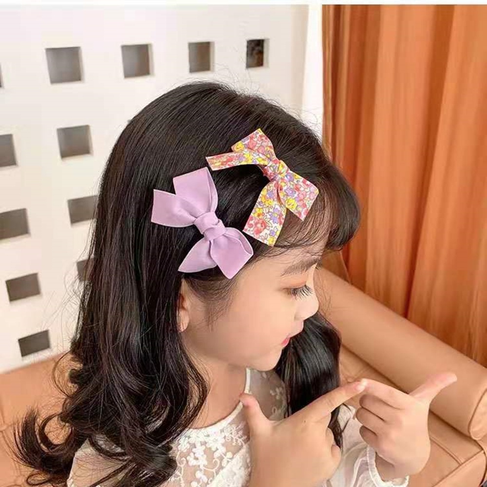 Set 2 Kẹp Tóc Nơ Xinh Xắn Dành Cho Nữ