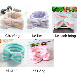 Băng đô tai thỏ vải nhung 3D
