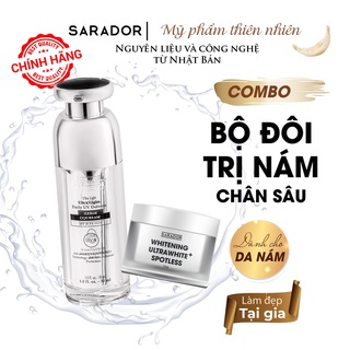 Kem nám và kem chống nắng makeup Sarador, spf50, đặc trị nám, tàn nhang, đốm nâu, sáng đều màu da Sarador