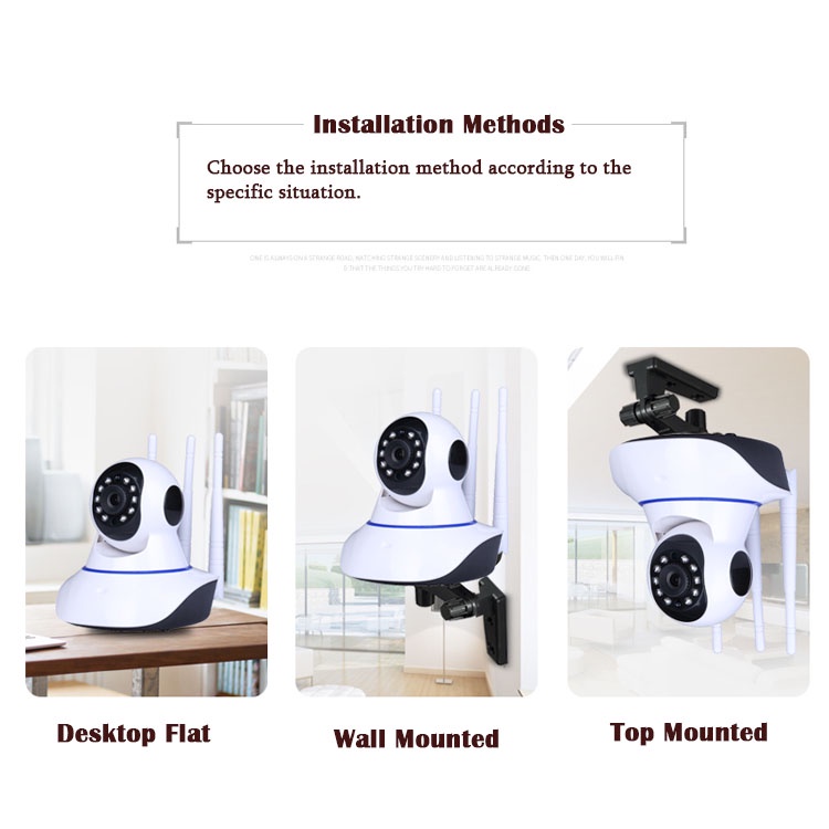 Camera Yoosee Full HD 3 râu có màu ban đêm - Báo động - quay 360 - kết nối không dây - thẻ nhớ chính hãng | BigBuy360 - bigbuy360.vn