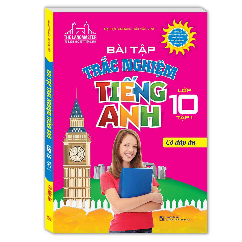 Sách - Bài tập trắc nghiệm tiếng Anh lớp 10 (trọn bộ 2 tập)