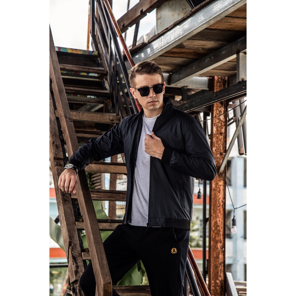 Áo Khoác Bomber Xanh Đậm thời trang Just Men SS22