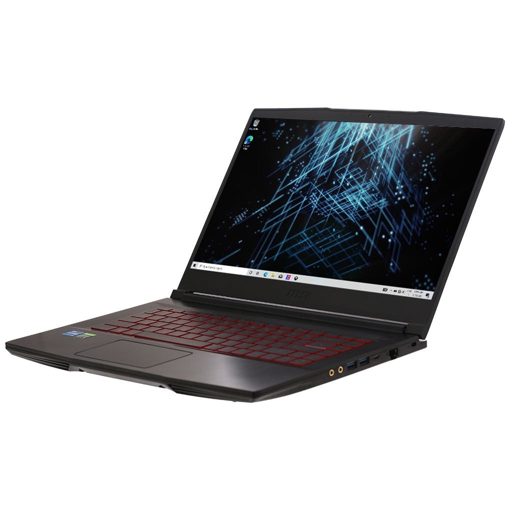 Laptop Gaming MSI GF63 Thin 11UC i5 11400H/8GB/512GB/4GB RTX3050/15.6"F/Balo/Chuột/Win10//Đen - Hàng chính hãng