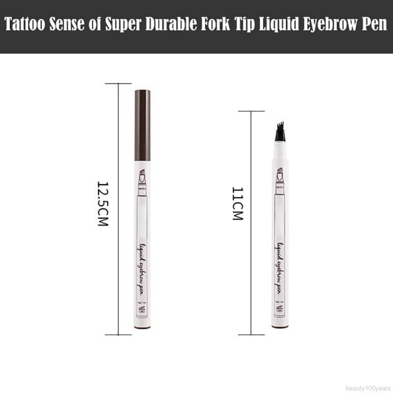 [Hàng mới về] Bút chì kẻ lông mày đầu 4 răng chống nước lâu trôi | BigBuy360 - bigbuy360.vn
