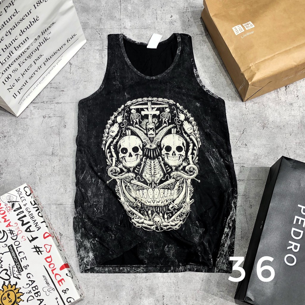 Áo tanktop sát nách 3 lỗ tập gym nam SNTL W