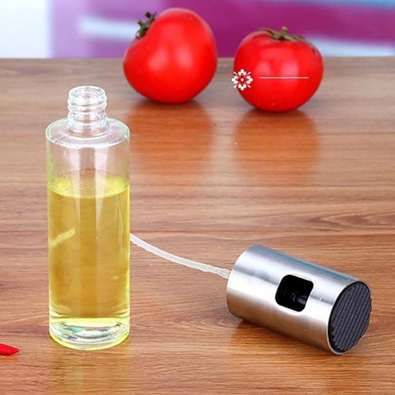 Bình xịt dầu ăn cầm tay tiện dụng dạng phun sương cao cấp dung tích 100ml. Bình thủy tinh mini