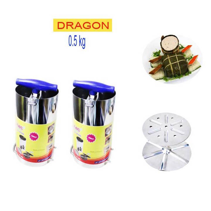 Khuôn Làm Giò Chả Inox Dragon  Hàng Chính Hãng