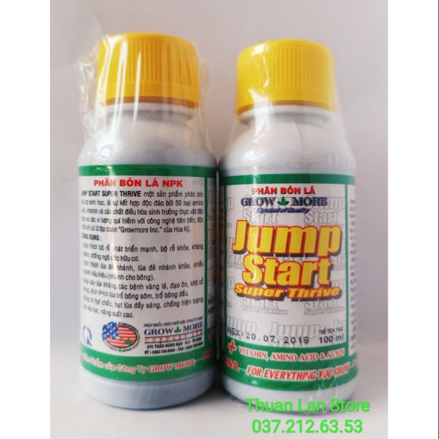 Jump Start Super Thirve - Phân Bón Lá Hữu Cơ Kích Thích Sinh Trưởng ( chai 100ml )