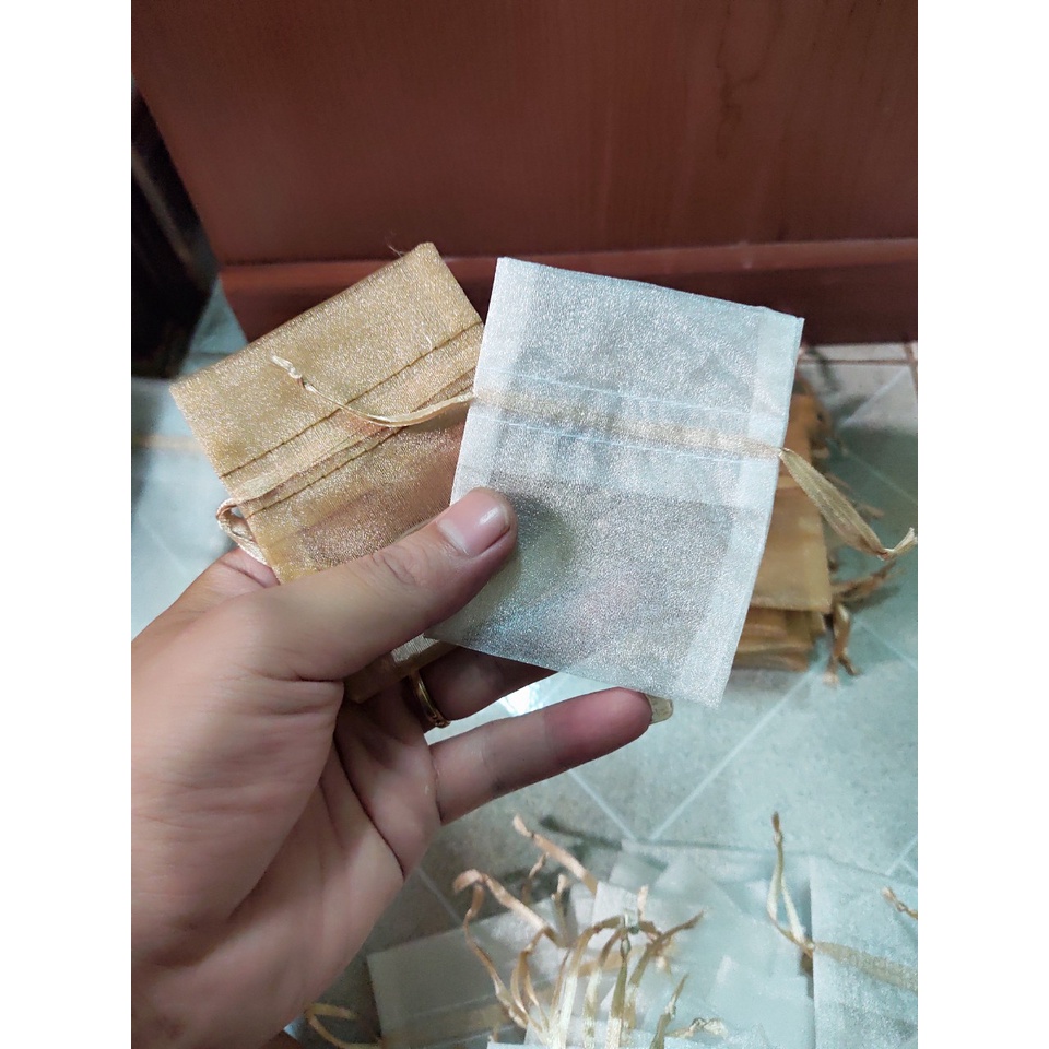Túi vải voan dây rút cao cấp nhiều màu