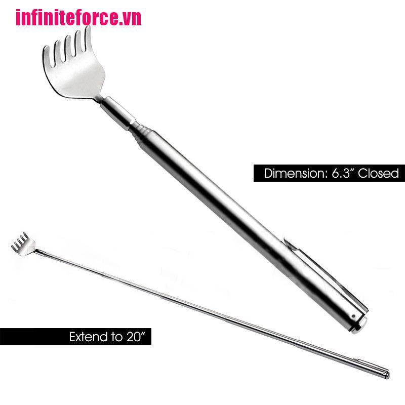 (Hàng Mới Về) Cây Gãi Lưng Bằng Thép Không Gỉ Tiện Lợi