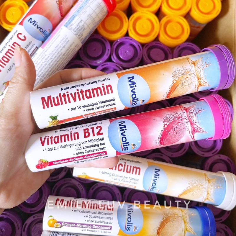 Viên sủi Mivolis ống 20 viên