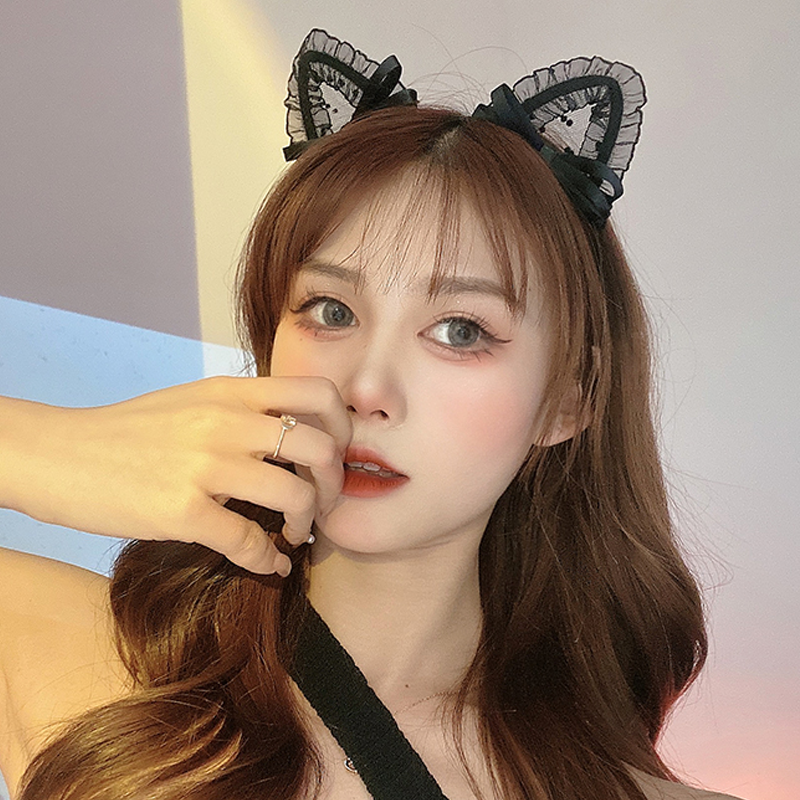 Băng đô hình tai mèo phong cách Hàn Quốc đáng yêu cho nữ