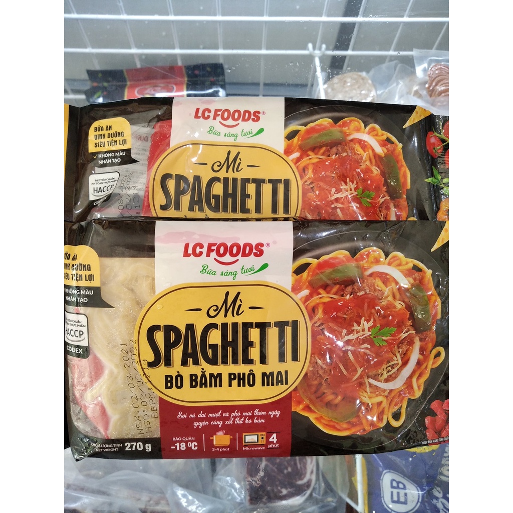 SPAGHETTI ( MỲ Ý ) BÒ BẰM XÚC XÍCH