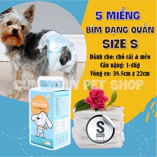 Combo 5 miếng Bỉm cho chó Sumiho (Đực/Cái)