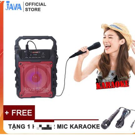 TẶNG  MIC KARAOKE CÓ VANG 100K  Loa Kẹo Kéo Karaoke Bluetooth Mini - Loabluetooth