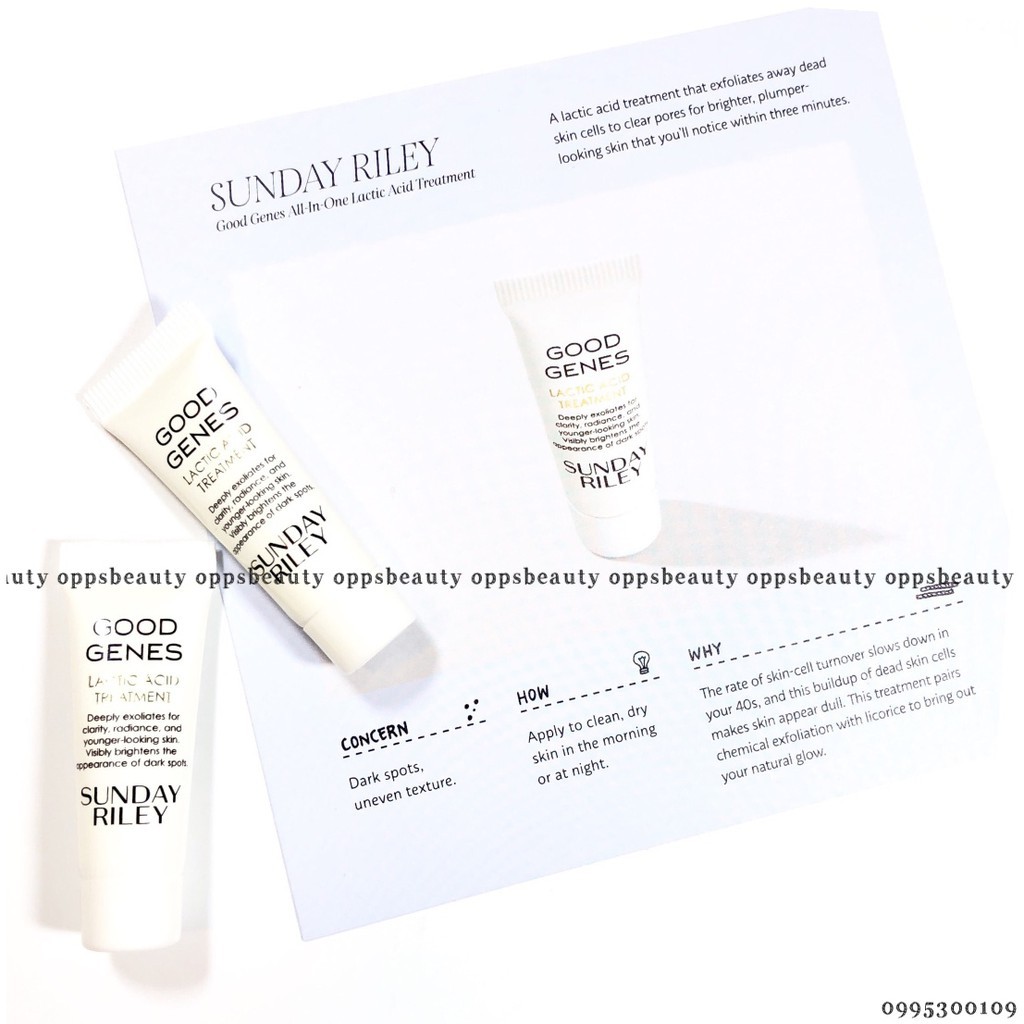 Tinh chất dưỡng da chuyên sâu Sunday Riley Good Genes All-In-One Lactic Acid
