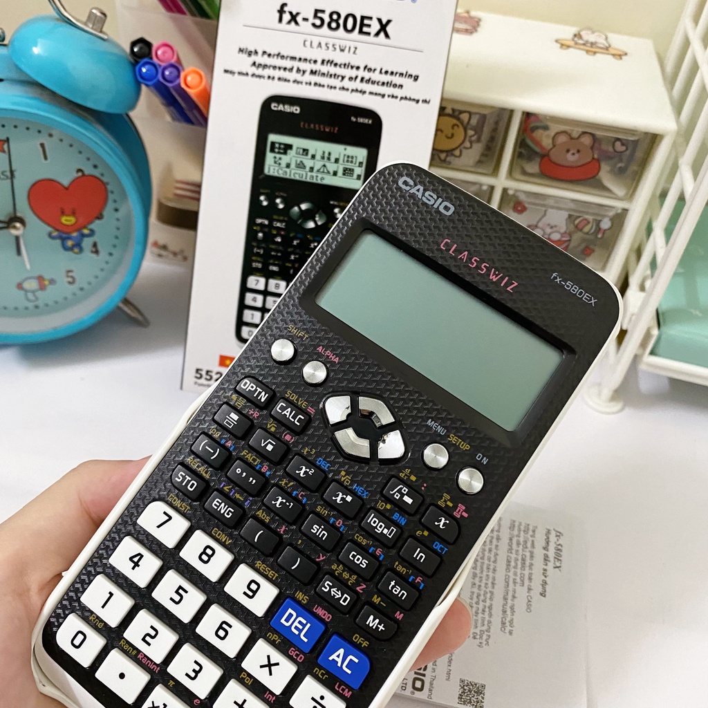 Máy Tính Cầm Tay FX580 EX - Máy Tính Học Sinh FX 580 EX Giá Rẻ