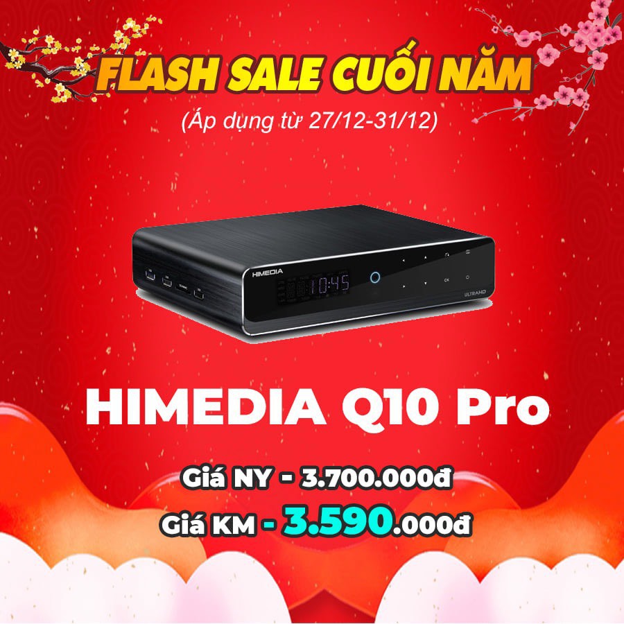 Himedia Q10 Pro - Android TV Box Kiêm Đầu Phát 4K