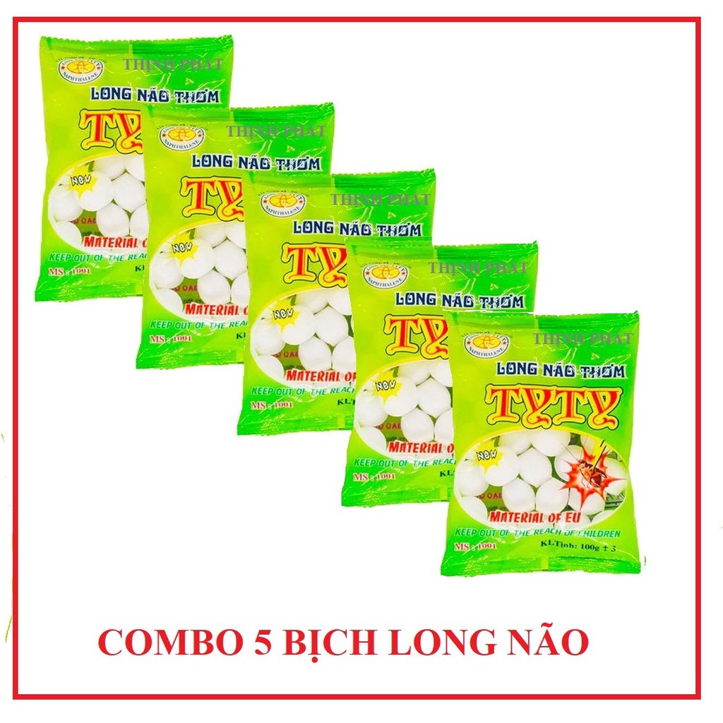 COMBO 5 Gói Long Não TYTY 100g,Chuyên khử mùi và đuổi côn trùng