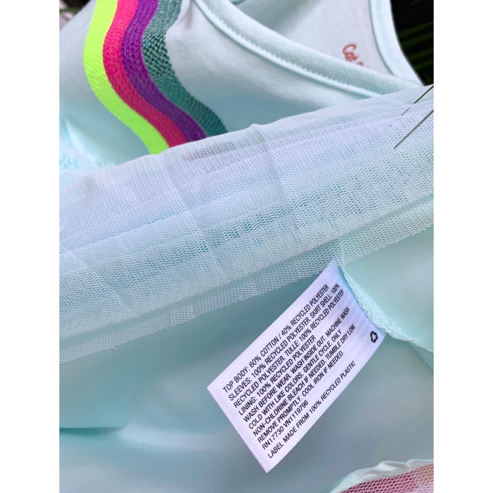 Đầm Cat&Jack cánh tiên - xanh cầu vồng