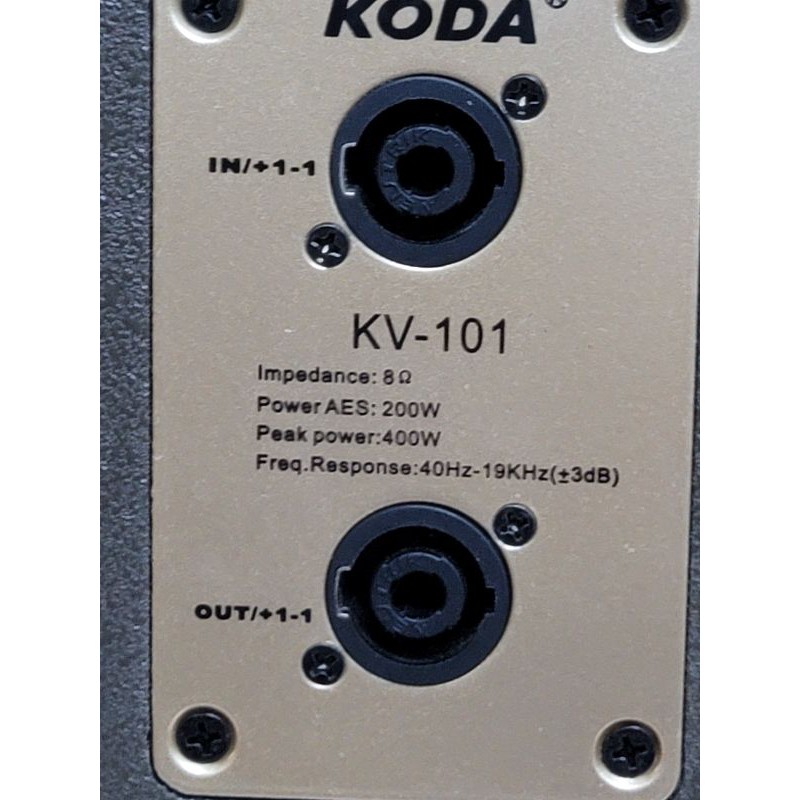 loa koda KV 101 full bass 25 treble kèn