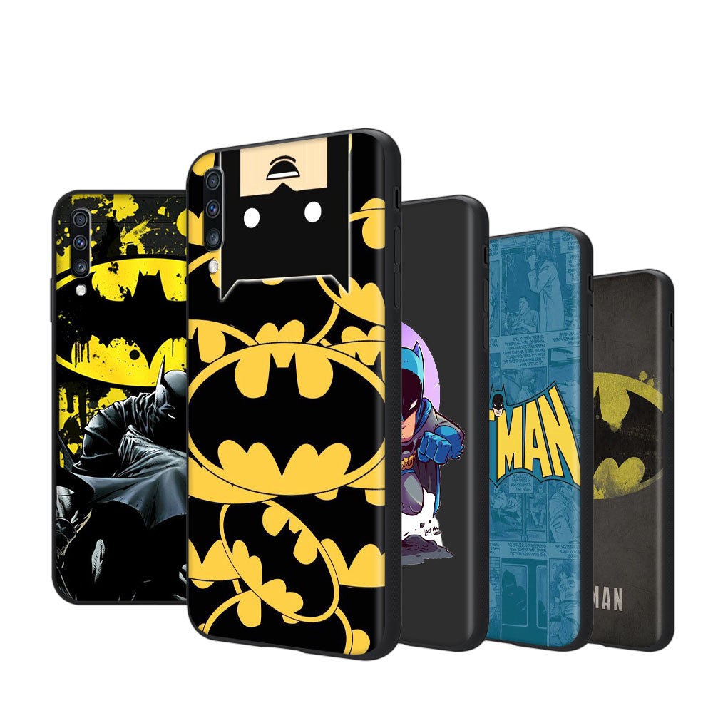 Ốp Lưng Mềm In Hình Logo Batman Cho Samsung Galaxy A11 A21 A31 A51 A71 A81 A91 A2 Core S7 Edge