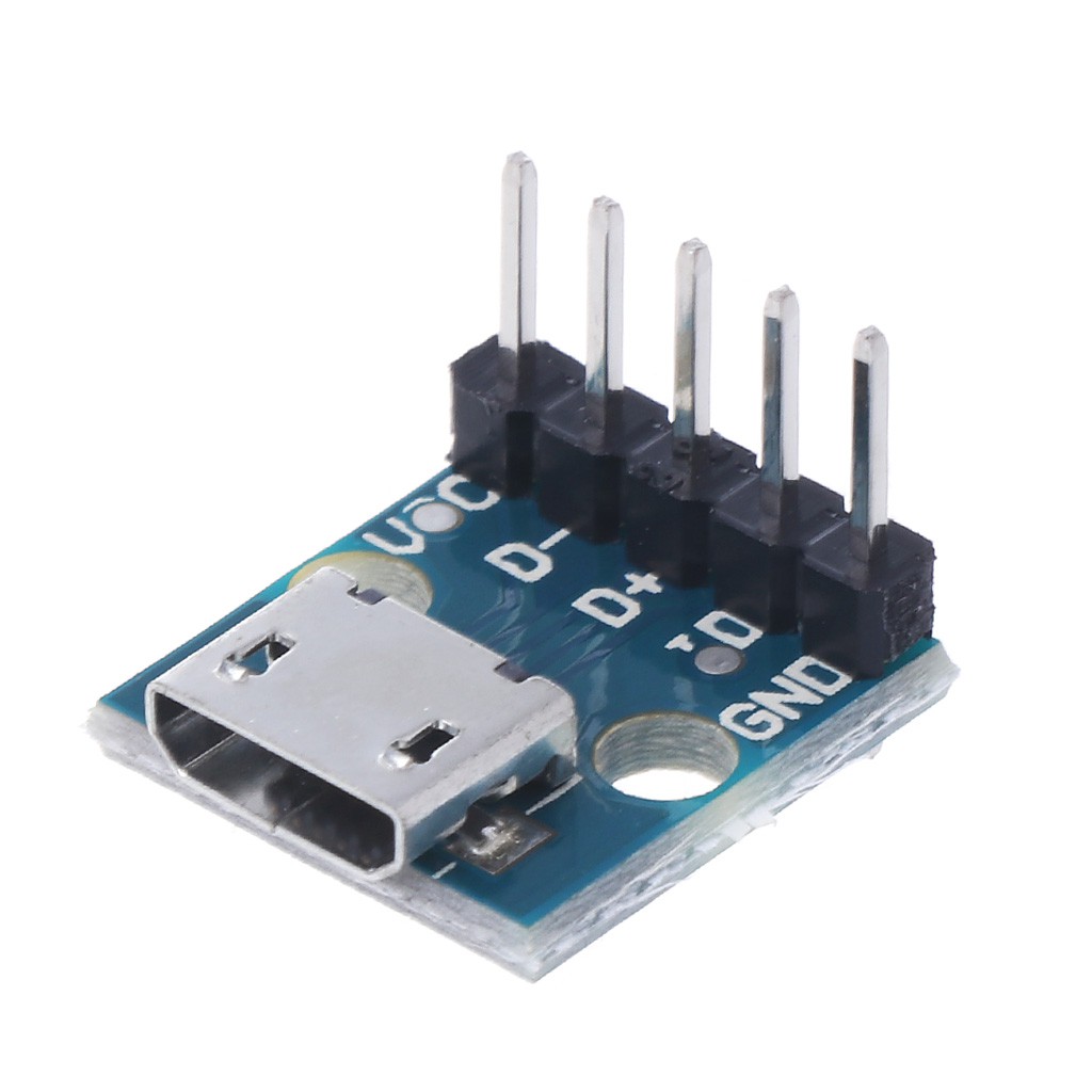 Bảng mạch chuyển đổi Micro USB sang DIP 5-pin 2.54mm Micro USB