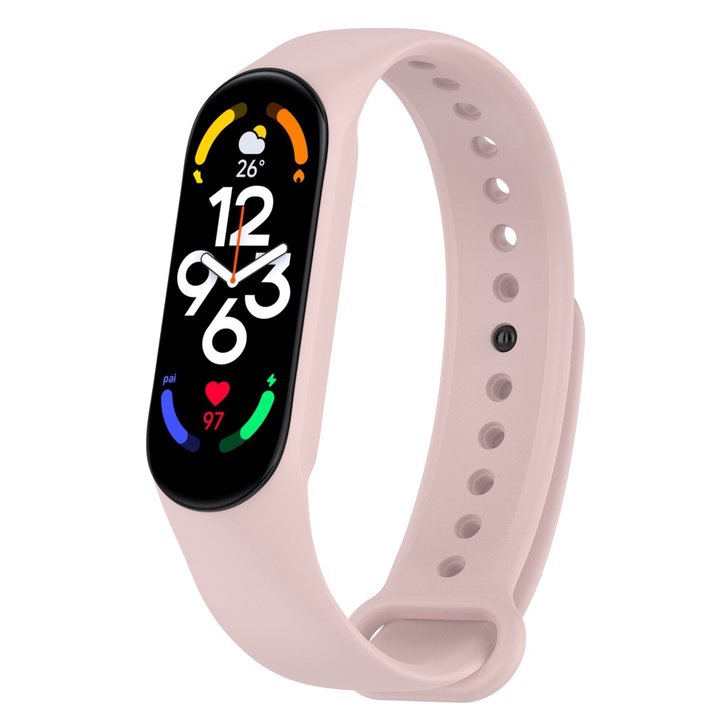 Dây Đeo Silicon Mềm Cho Đồng Hồ Thông Minh Xiaomi Mi Band 7 Miband 7 6 5