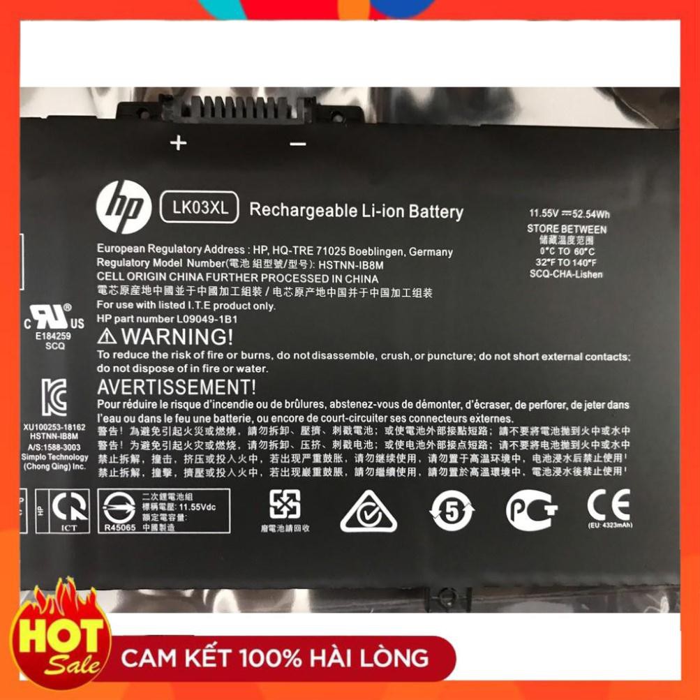 HÀNG ZIN  Pin Battery laptop HP Envy x360 15-bp 15-bq 15-cp 15-cn 17m LK03XL Originals