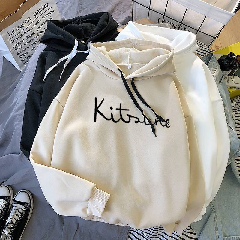 Áo Hoodie Dáng Rộng Bằng Vải Nỉ Mỏng Phong Cách Hàn Quốc Thời Trang Thu Đông Dành Cho Học Sinh Tiểu Học