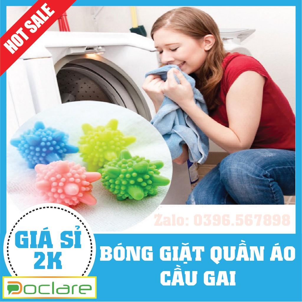 BÓNG GIẶT QUẦN ÁO CẦU GAI [HÀNG CAO CẤP]