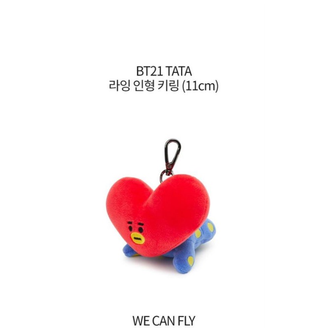 Móc khóa BT21 LYING DOLL KEYRING