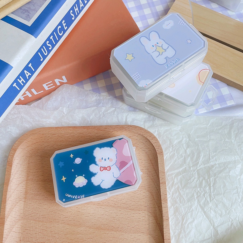 Khay Gương Mini Thú Xịn - Case Đựng Lens