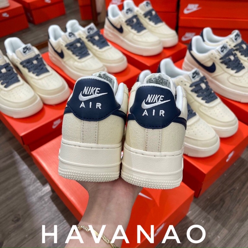 Giày Nike vàng nghệ móc xanh than 11 . Giày thể thao nam nữ sneaker kèm hôph