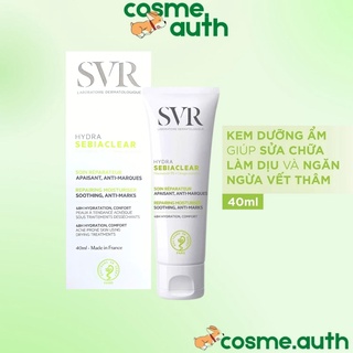 Kem Dưỡng Ẩm Và Mụn Mờ Thâm Cho Da Dầu SVR Sebiaclear Hydra 40ml
