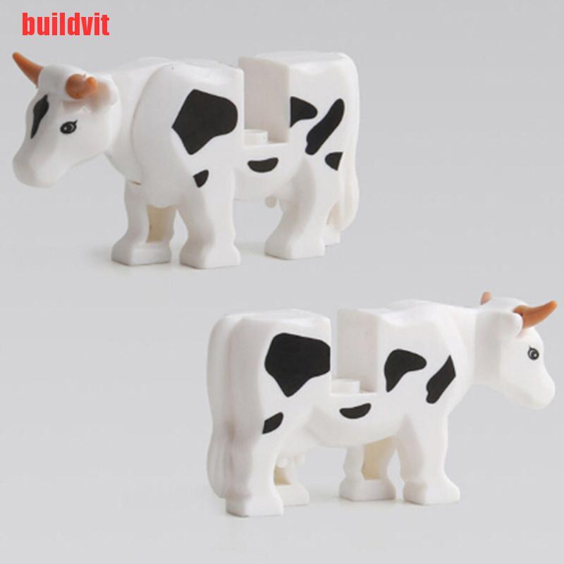 {buildvit}1Set Crocodile Tiger Cow Animal Buildable Model kids Animal Building Block Toys YFV