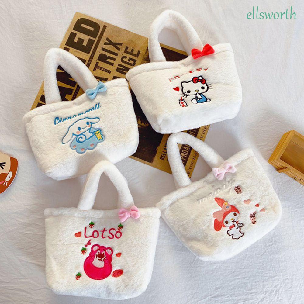 Túi Xách Du Lịch Cỡ Nhỏ Hình Gấu / Thỏ Cinnamoroll / Dâu Tây Dễ Thương Cho Nữ