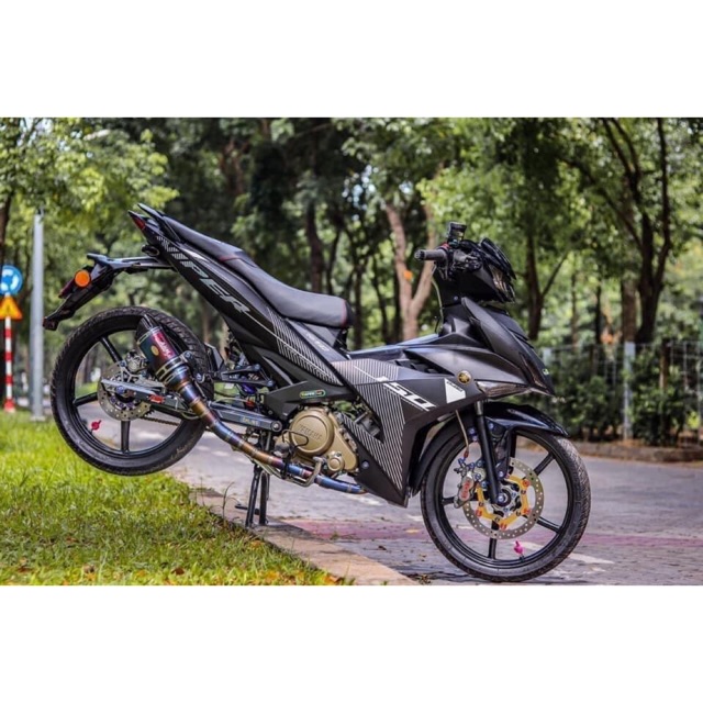 Tem Sniper Ex 150 - rời cho xe đen nhám - form chuẩn