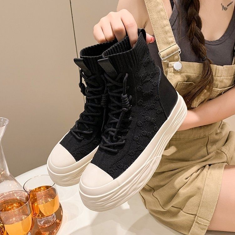 Giày Bốt Cổ Cao Thời Trang Dành Cho Nữ