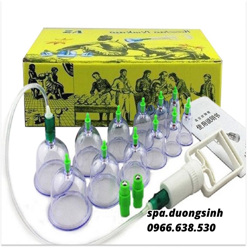Bộ Giác Hơi 12 Món Không Dùng Lửa, Bộ Hút Mụn Viêm