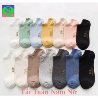 Combo 7 Đôi Tất Tuần Loại 1 (Cho Cả Nam Và Nữ)