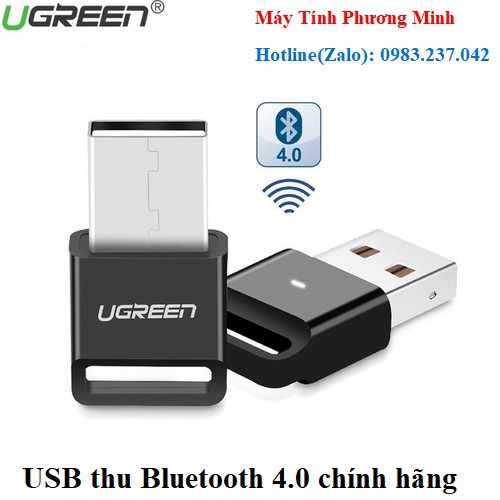 Thiết bị USB thu Bluetooth 4.0 chính hãng Ugreen 30524 cao cấp-Bảo hành 18 tháng