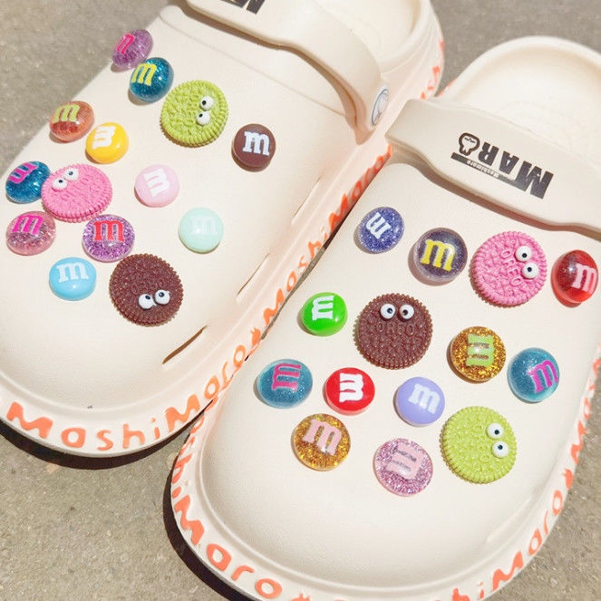 crocs sticker Miếng Dán Trang Trí Hình Cá Ngựa DIYshoes sticker Accessories Stickers Sandals Shoe Decoration